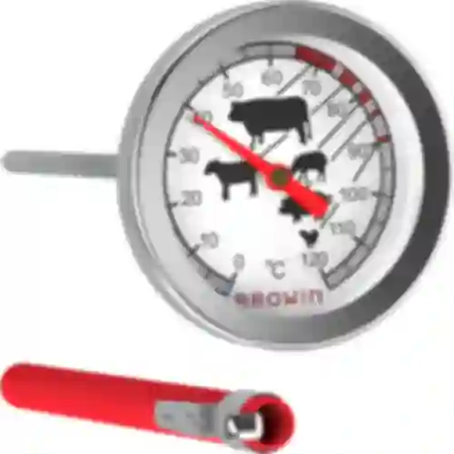 Termometr kulinarny z grafiką (0°C do +120°C) 12,5cm